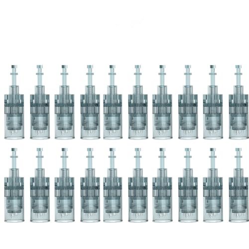 20 PCS 36 Pin Microneedling Pen Cartridges for Derma Roller Pen M8, M7S - Easy Home Use - Clear Avelisse