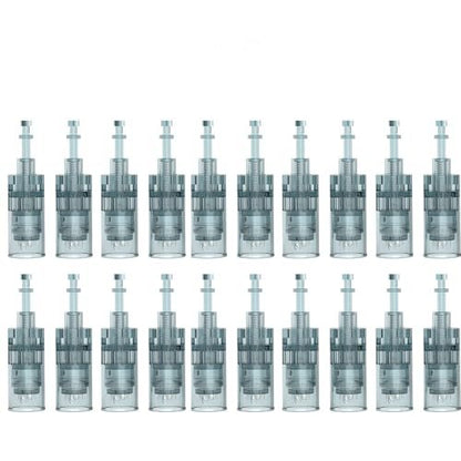 20 PCS 36 Pin Microneedling Pen Cartridges for Derma Roller Pen M8, M7S - Easy Home Use - Clear Avelisse