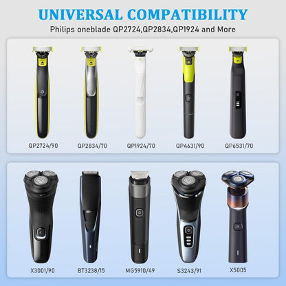 GOLDFOX 5V USB Charger Cord Compatible with Philips Norelco OneBlade 360 Shaver QP2724 QP2834 QP4530 MG7910 MG9525 MG9510 MG5910 S7887 QP1924 X5006 Electric Trimmer Shaver Replacement Charging Cable