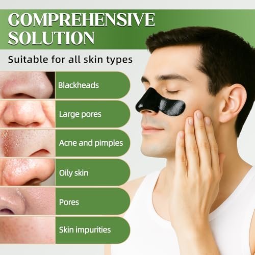 Eveellyn Blackhead Remover Mask - Bamboo Charcoal Peel Off Face Mask for Deep Cleansing, Pore Shrinking, Acne & Blackhead Removal, 120ml Avelisse