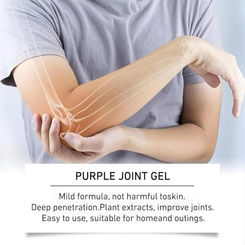 2-Pack Soothing Relief Massage Gel – Cooling Purple Joint & Muscle Gel for Knees, Lumbar, Neck, Back, Shoulders, Hands, and Feet Avelisse