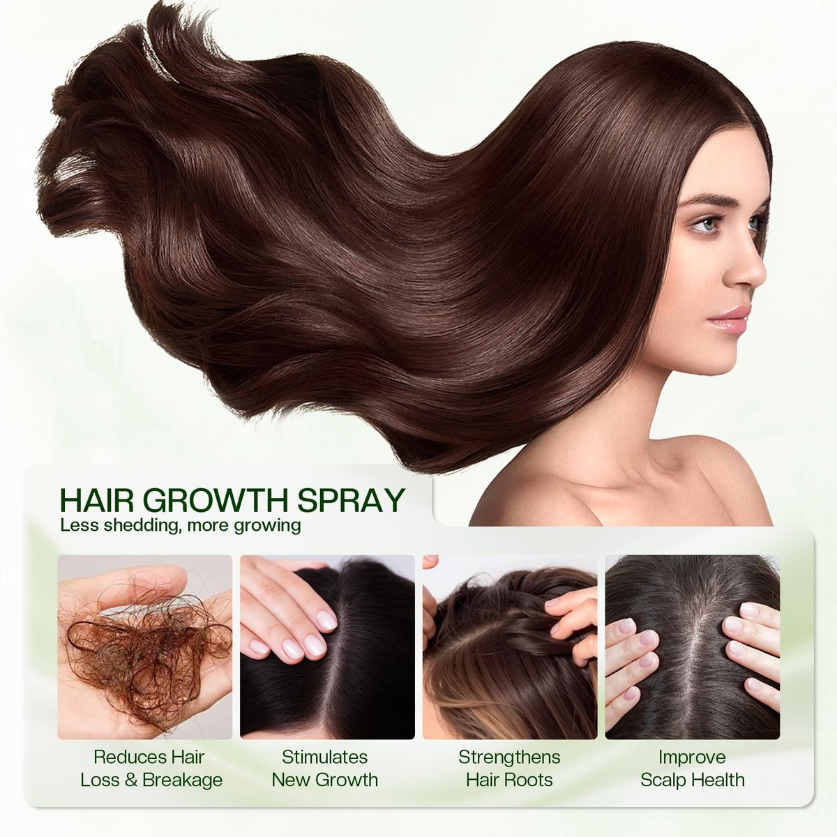 Morovan Hair Growth Spray for Scalp - Batana & Castor Oil Hair Loss Treatment, 2.7 fl oz - görsel 3