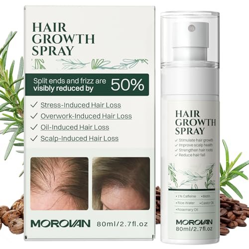 Morovan Hair Growth Spray for Scalp - Batana & Castor Oil Hair Loss Treatment, 2.7 fl oz - görsel 2