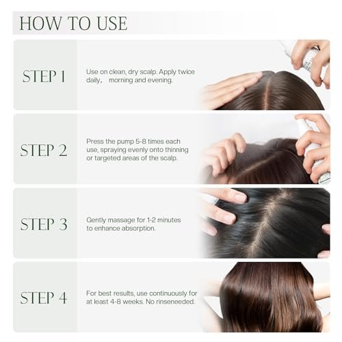 Morovan Hair Growth Spray for Scalp - Batana & Castor Oil Hair Loss Treatment, 2.7 fl oz - görsel 14