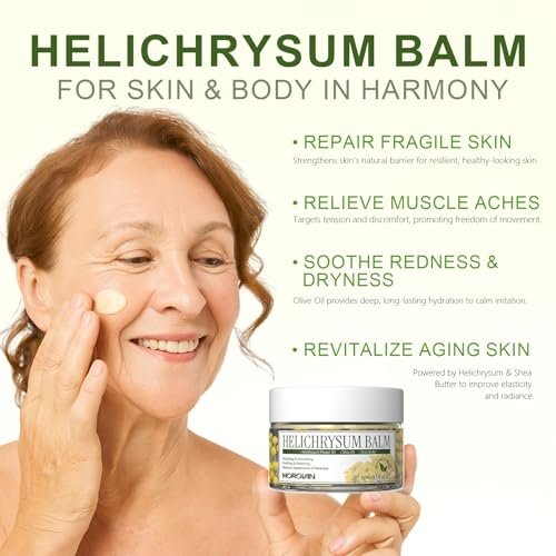 Morovan Elderly Bruise Balm with Helichrysum - Multi-Purpose Skin Balm for Bruises, Veins, Burns & Redness, Promotes Healing & Circulation for Men & Women, 1.71 Fl Oz - görsel 6