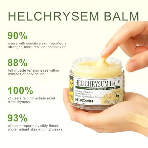Morovan Elderly Bruise Balm with Helichrysum - Multi-Purpose Skin Balm for Bruises, Veins, Burns & Redness, Promotes Healing & Circulation for Men & Women, 1.71 Fl Oz - görsel 8