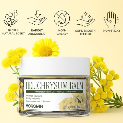 Morovan Elderly Bruise Balm with Helichrysum - Multi-Purpose Skin Balm for Bruises, Veins, Burns & Redness, Promotes Healing & Circulation for Men & Women, 1.71 Fl Oz - görsel 14