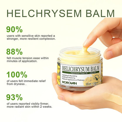 Morovan Elderly Bruise Balm with Helichrysum - Multi-Purpose Skin Balm for Bruises, Veins, Burns & Redness, Promotes Healing & Circulation for Men & Women, 1.71 Fl Oz