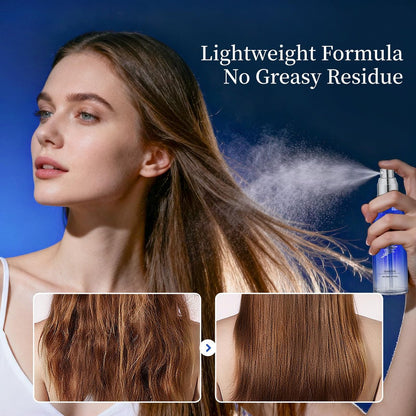 BEAUTNICE Rosemary Hair Treatment Oil Spray 80ml - Frizz Control & Split End Repair with Argan, Batana & Lavender Oil, Bluebell Fragrance Avelisse