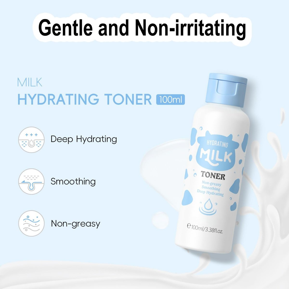 Vienflona Milk Skincare Set for Kids & Teens - 12 in 1 Moisturizing & Gentle Face Care Kit for Girls 8-12, Birthday Gift Avelisse