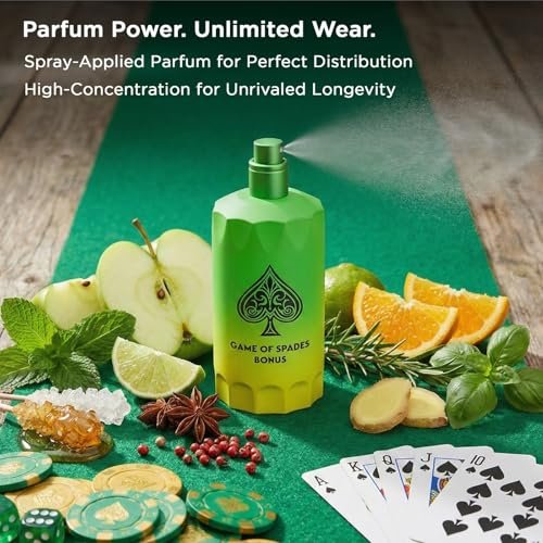 Jo Milano Game of Spades Bonus Parfum 3.4 oz / 100ml – Unisex Eau de Parfum Avelisse