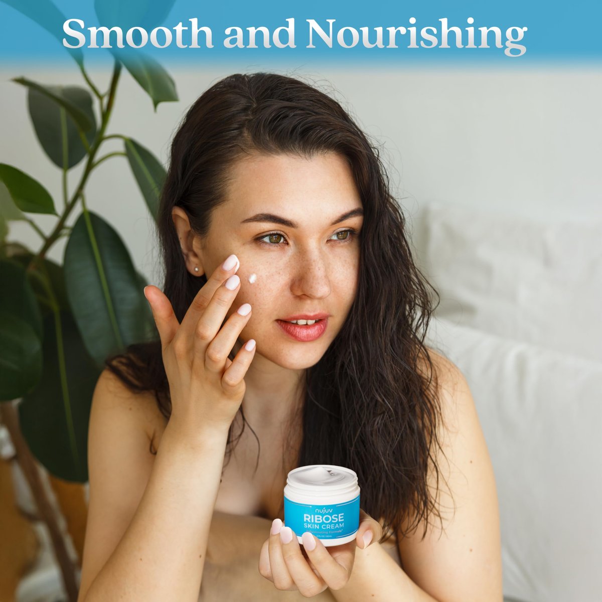 nuJuv Ribose Anti-Aging Cream - D-Ribose, Hyaluronic Acid, Vitamin E & B5 - Firming & Lifting Moisturizer for Day & Night - Made in USA - 2 oz Avelisse
