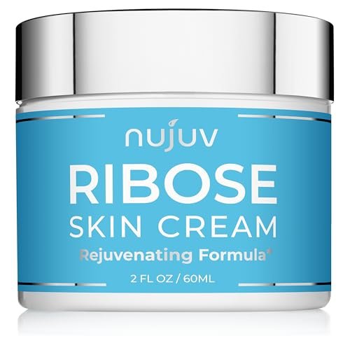 nuJuv Ribose Anti-Aging Cream - D-Ribose, Hyaluronic Acid, Vitamin E & B5 - Firming & Lifting Moisturizer for Day & Night - Made in USA - 2 oz Avelisse