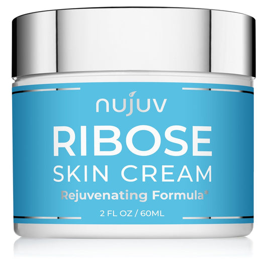 nuJuv Ribose Anti-Aging Cream - D-Ribose, Hyaluronic Acid, Vitamin E & B5 - Firming & Lifting Moisturizer for Day & Night - Made in USA - 2 oz Avelisse