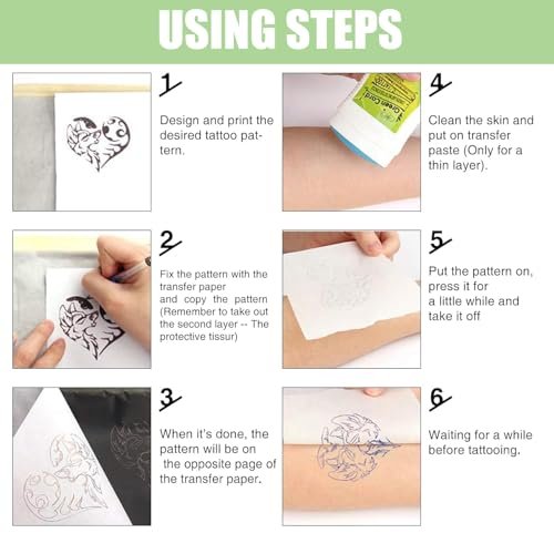 Urknall Tattoo Transfer Gel - 2-Pack Professional Stencil Cream for Long-Lasting Tattooing Stencils, Safe & Clear Body Art Transfer Soap Paste Avelisse
