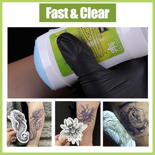 Urknall Tattoo Transfer Gel - 2-Pack Professional Stencil Cream for Long-Lasting Tattooing Stencils, Safe & Clear Body Art Transfer Soap Paste Avelisse