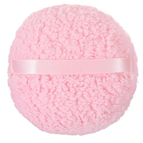 Ouligay Large 6-Inch Powder Puff for Body – Soft, Washable Dusting Puff for Men & Women (Pink) - görsel 2