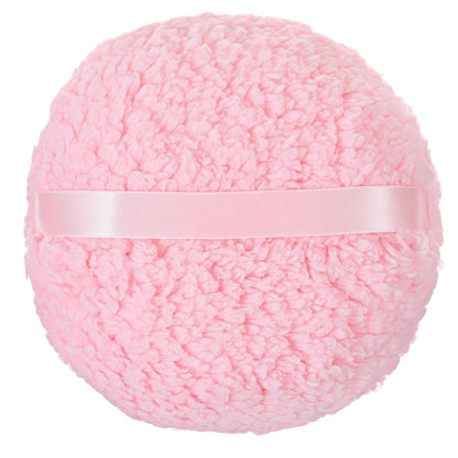 Ouligay Large 6-Inch Powder Puff for Body – Soft, Washable Dusting Puff for Men & Women (Pink)