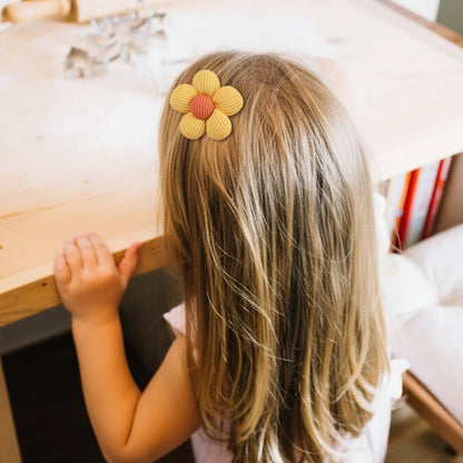 TOKUFAGU 10Pcs Flower Hair Bows for Girls – Non-Slip Alligator Clips for Toddlers, Kids & Teens