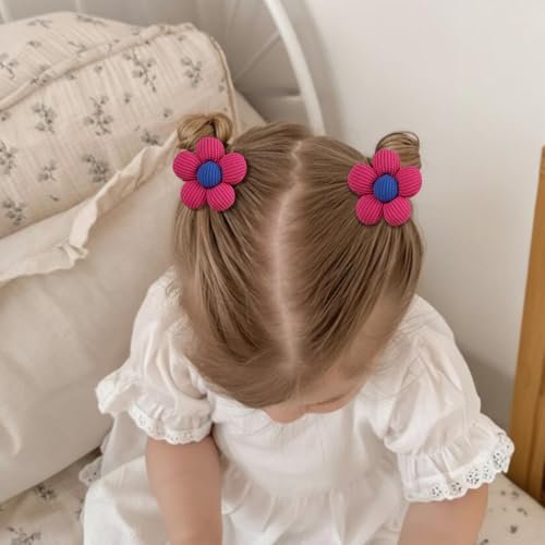 TOKUFAGU 10Pcs Flower Hair Bows for Girls – Non-Slip Alligator Clips for Toddlers, Kids & Teens - görsel 14