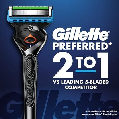Gillette Fusion5 ProGlide Men's 5-Blade Razor Blade Refills with Precision Trimmer, 10 Count Avelisse