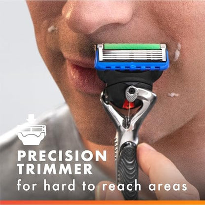 Gillette Fusion5 ProGlide Men's Shaving Razor with FlexBall Handle and 4 Blade Refills Avelisse