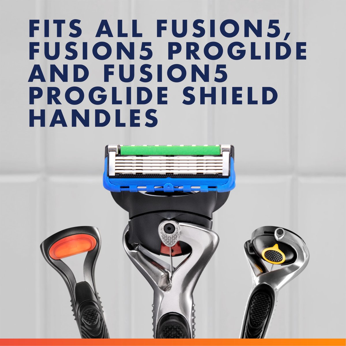 Gillette Fusion5 ProGlide Men's 5-Blade Razor Blade Refills with Precision Trimmer, 10 Count Avelisse