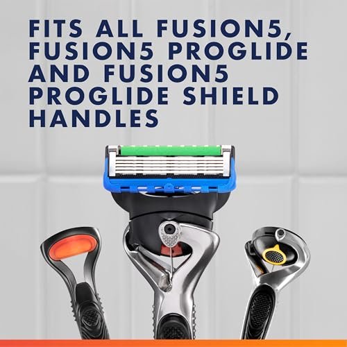 Gillette Fusion5 ProGlide Men's 5-Blade Razor Blade Refills with Precision Trimmer, 10 Count Avelisse