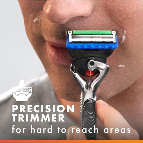 Gillette Fusion5 ProGlide Men's Shaving Razor with FlexBall Handle and 4 Blade Refills Avelisse