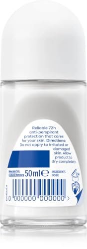 NIVEA Extra Bright 8 Super Food Vitamin C Collagen Booster Underarm Roll-On Deodorant, Alcohol-Free, 72HR Odor Protection, Smooth & Bright Skin, 50ml (Pack of 3)