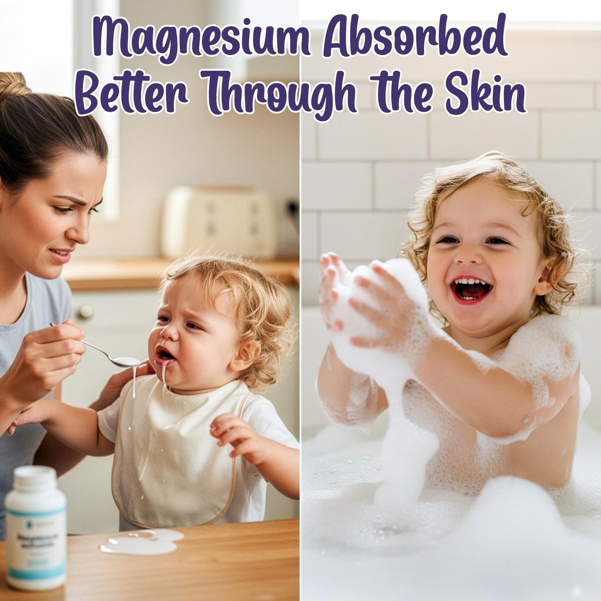 Aromasong Magnesium Flakes for Kids Bath – 3 LB Resealable Bag | Pure Dead Sea Salt Bath Flakes for Kids, Toddlers & Babies | Gentle Calming Epsom Salt Alternative | Soothing Bedtime Detox Soak Avelisse