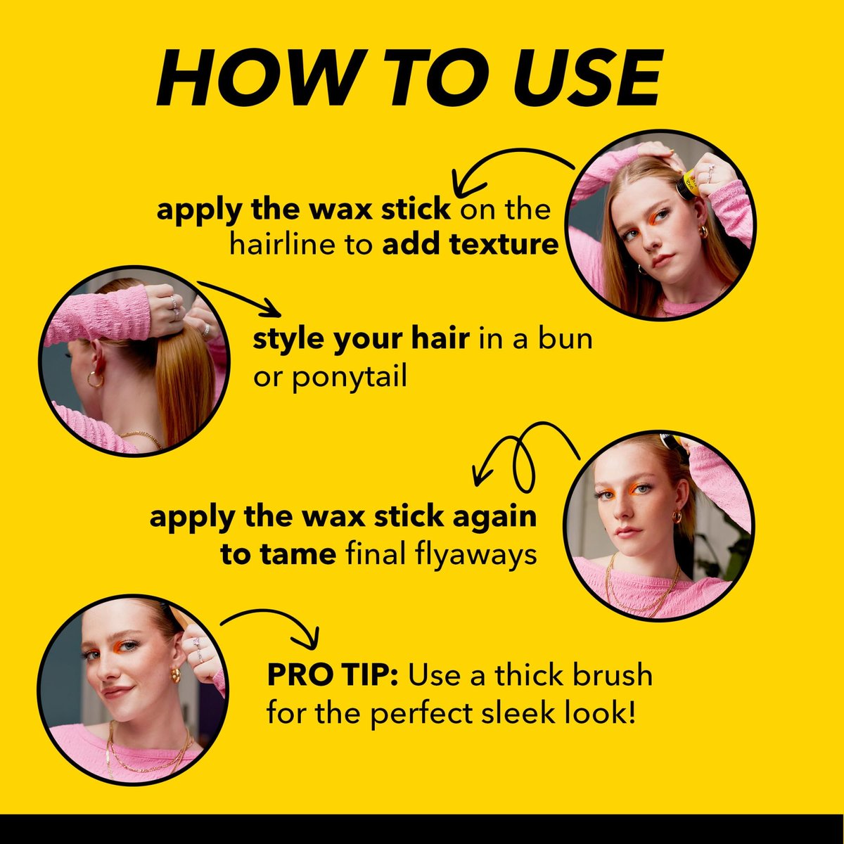 Got2B Glued On-the-Go Wax Stick – Sleek Styles Without Crunch, 1.8 oz - görsel 15