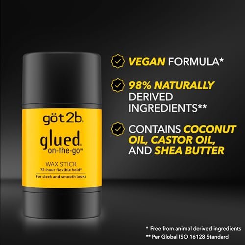 Got2B Glued On-the-Go Wax Stick – Sleek Styles Without Crunch, 1.8 oz - görsel 18