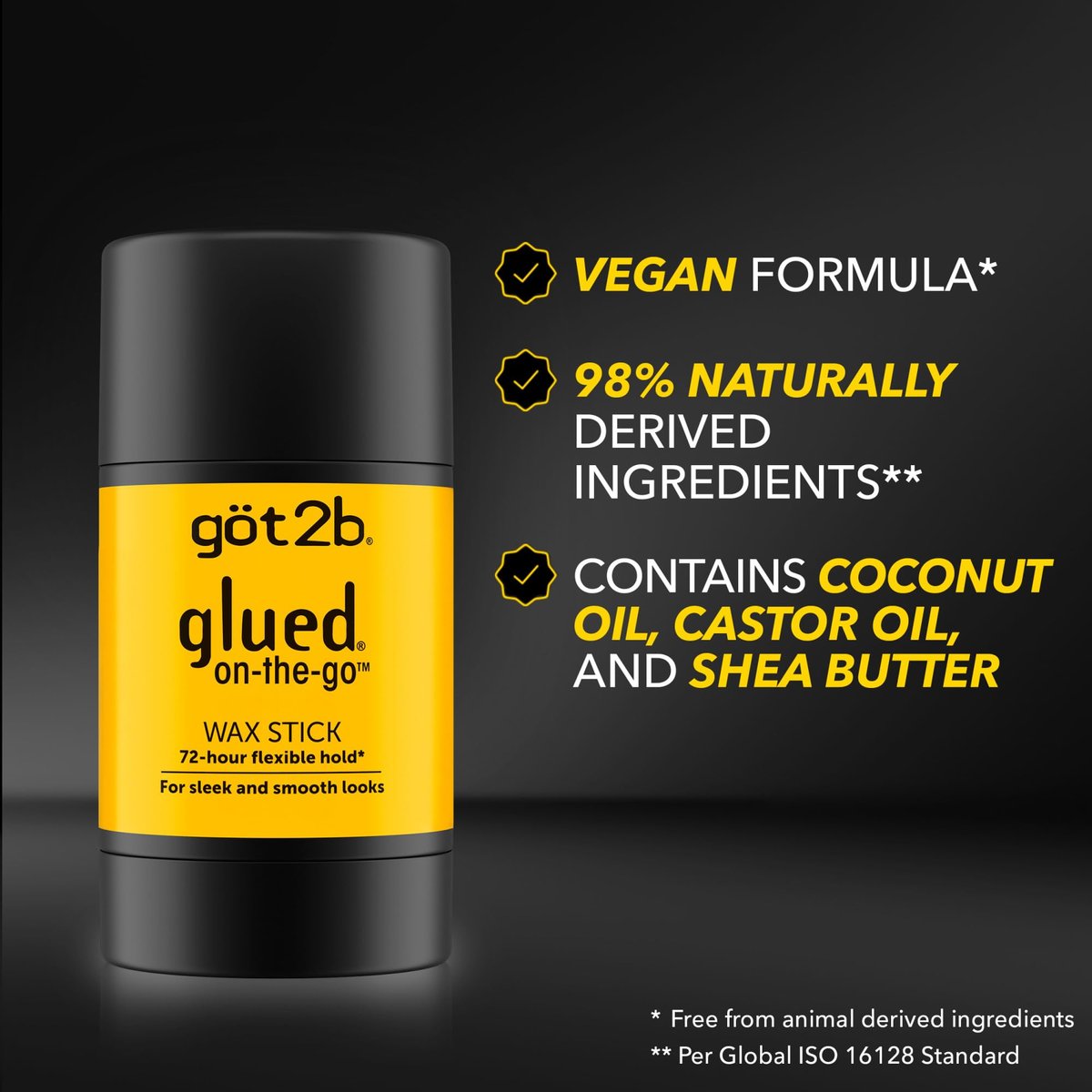 Got2B Glued On-the-Go Wax Stick – Sleek Styles Without Crunch, 1.8 oz - görsel 17
