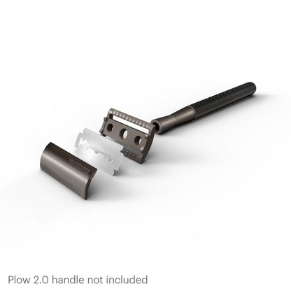MANSCAPED The Plow 2.0 Razor Blade Refill – 30 Pack Premium Stainless Steel Double-Edge Replacement Blades for Smooth, Irritation-Reducing Shaving Avelisse