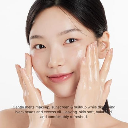 ARENCIA Pore Melt Mochi Makeup-Removing Cleansing Oil – Non-Comedogenic, Rice Amino Acids, Vitamin E, Cica & Ceramide, 6.76 fl oz