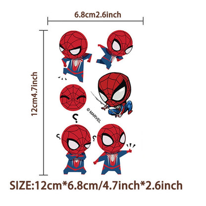 10 Sheets Spiderman Temporary Tattoos for Kids - Cool Birthday Party Favors, Cute Cartoon Decoration Sticker Gifts for Teen Girl Boys Home Activity Class Prizes Carnival Christmas Rewards