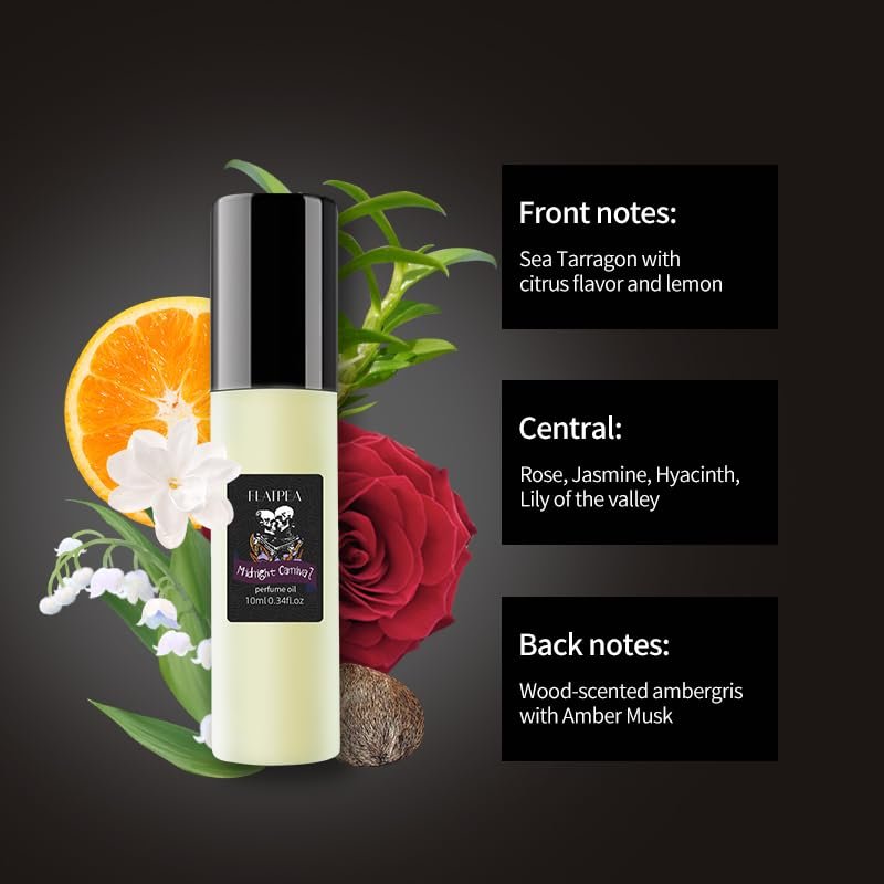 CLQFDT Magnetic Attract Pheromone Perfume for Men Roll-On 10ml - Intense Scent Enhancer for Confidence, Dating & Social Mastery, Long-Lasting Musk Cologne Oil Avelisse
