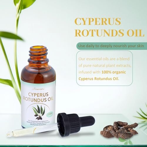 3 Pack Cyperus Rotundus Oil for Hair Removal - Reduce Unwanted Hair Growth Naturally, Moisturizing & Soothing Body Oil for All Skin Types - görsel 14
