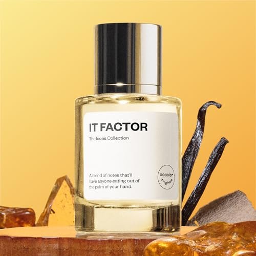 Dossier Originals - IT FACTOR - Eau de Parfum - 50 ML - Unisex Long-Lasting Perfume Crafted in France - Vegan & Pure Infused Avelisse