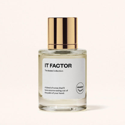 Dossier Originals - IT FACTOR - Eau de Parfum - 50 ML - Unisex Long-Lasting Perfume Crafted in France - Vegan & Pure Infused Avelisse