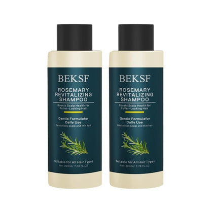 BEKSF Rosemary Shampoo - Sulfate & Paraben-Free for Oily Scalp & Sensitive Skin | 2-Pack Avelisse