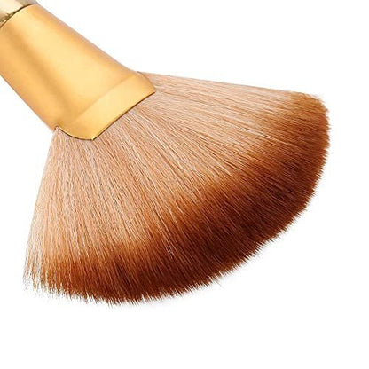 Mrxxjz Professional Powder Brush - Large Body Dual-Use Setting Brush with Soft Nylon Bristles for Spray Tan & Makeup Finishing, Salon-Grade Face/Body Brush