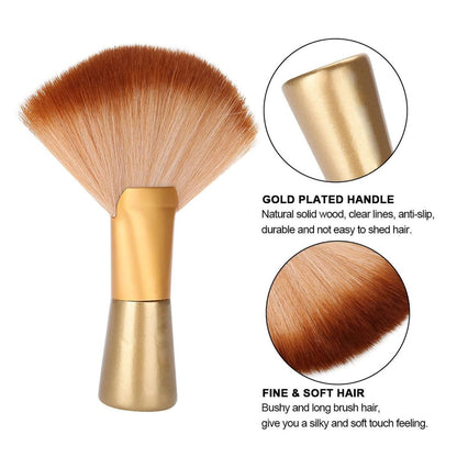 Mrxxjz Professional Powder Brush - Large Body Dual-Use Setting Brush with Soft Nylon Bristles for Spray Tan & Makeup Finishing, Salon-Grade Face/Body Brush