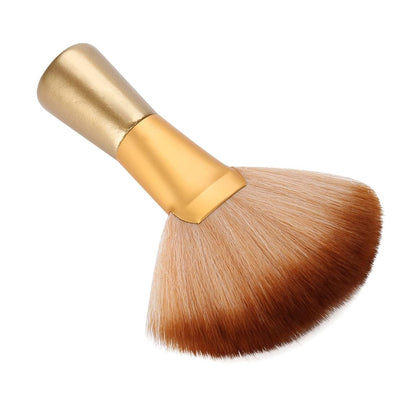 Mrxxjz Professional Powder Brush - Large Body Dual-Use Setting Brush with Soft Nylon Bristles for Spray Tan & Makeup Finishing, Salon-Grade Face/Body Brush