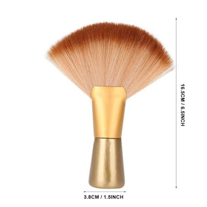Mrxxjz Professional Powder Brush - Large Body Dual-Use Setting Brush with Soft Nylon Bristles for Spray Tan & Makeup Finishing, Salon-Grade Face/Body Brush