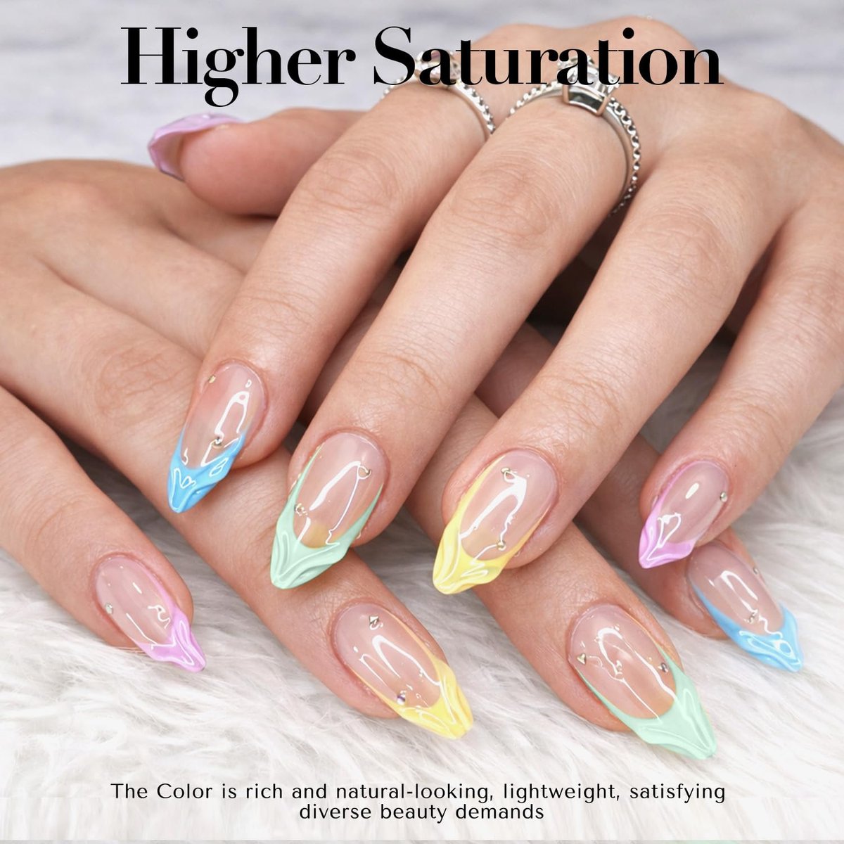 AZUREBEAUTY 6 Colors Pastel Macaron Dip Powder Nail Kit – Cream Yellow, Blue, Mint Green – No UV Lamp Needed Avelisse
