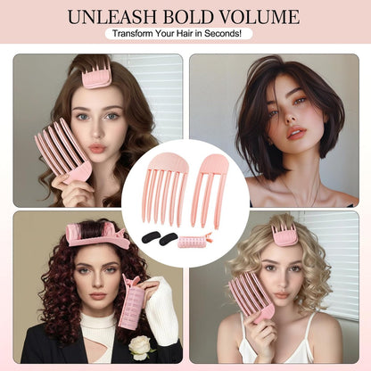 NITOTECA Hair Volume Clip (2pcs) – Volumizing Root Lift Tool for Thin Hair, Fluffy Bangs, Wedding & Daily Styling – Pink