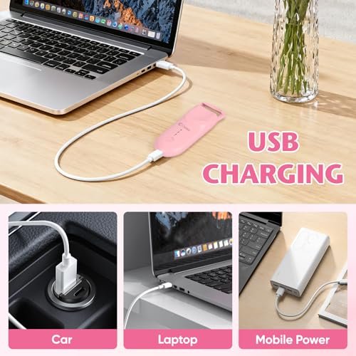 Heated Eyelash Curler - 10s Heat, 3s Curl, Mini Burn-Proof Design with Heat Sensitive Silicone Pad, 24H Hold Dual-Temp Control & Type-C Recharge - görsel 14