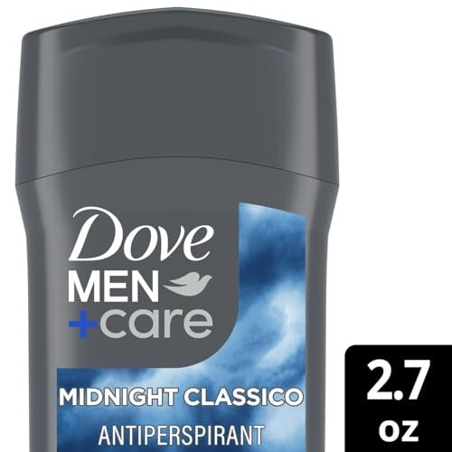 Dove Men+Care Antiperspirant Deodorant Midnight Classico, 2.7 oz (Pack of 4) – 72-Hour Sweat & Odor Protection Avelisse